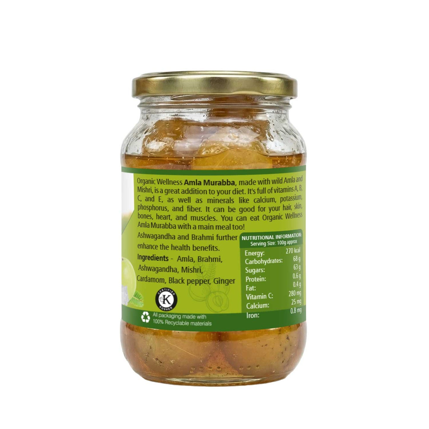 Organic Wellness Amla Murabba (350 GM)