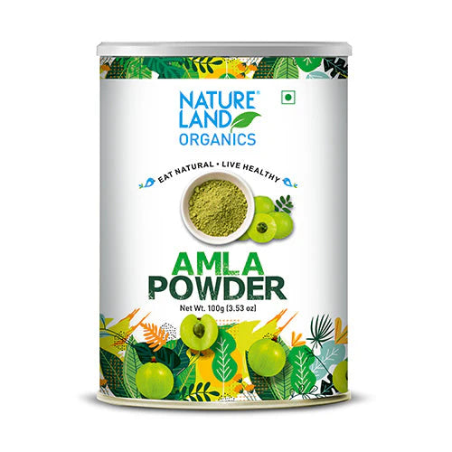 Natureland Organics Amla Powder (Composite Can) 100 GM