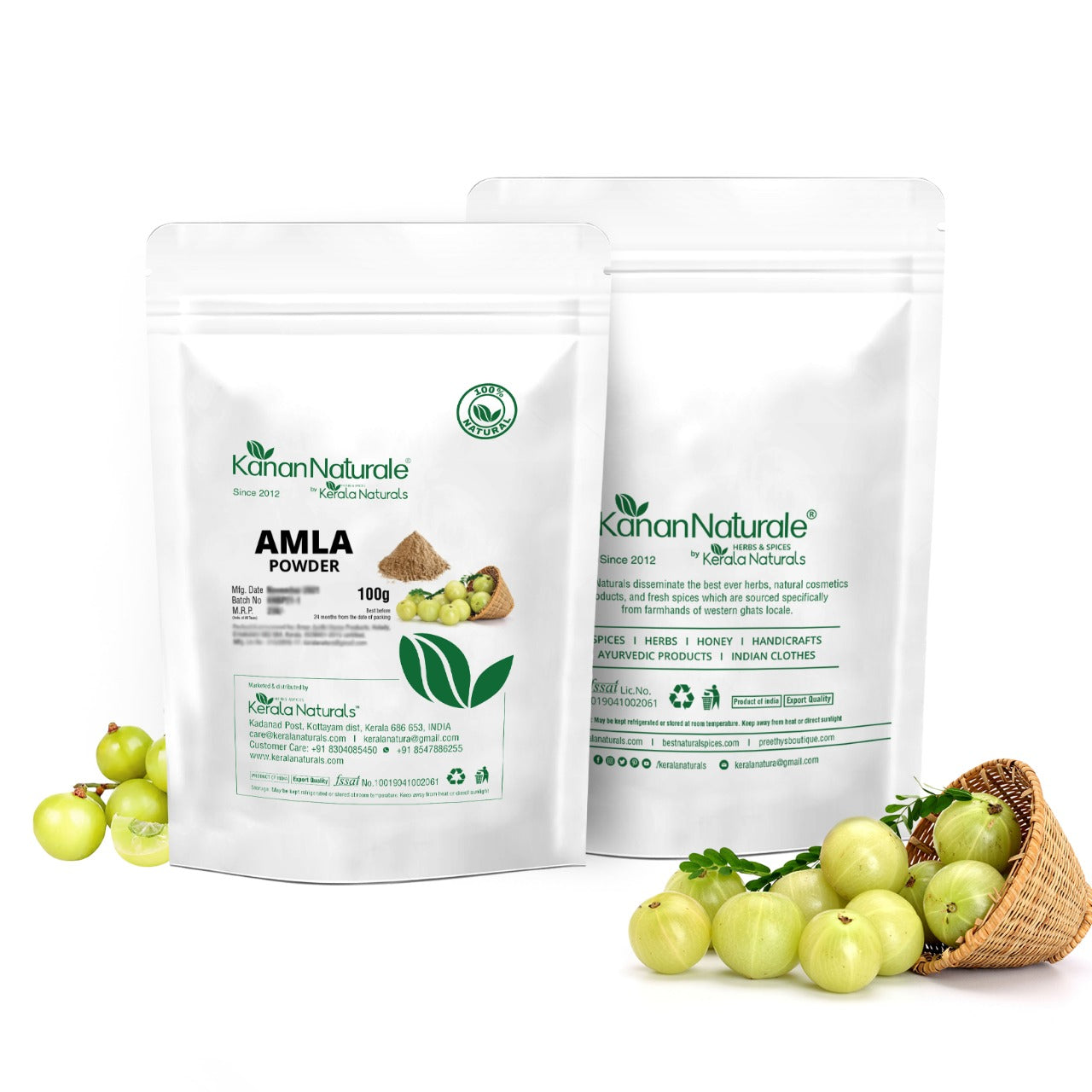 Kerala Naturals Amla Powder (100 GM)