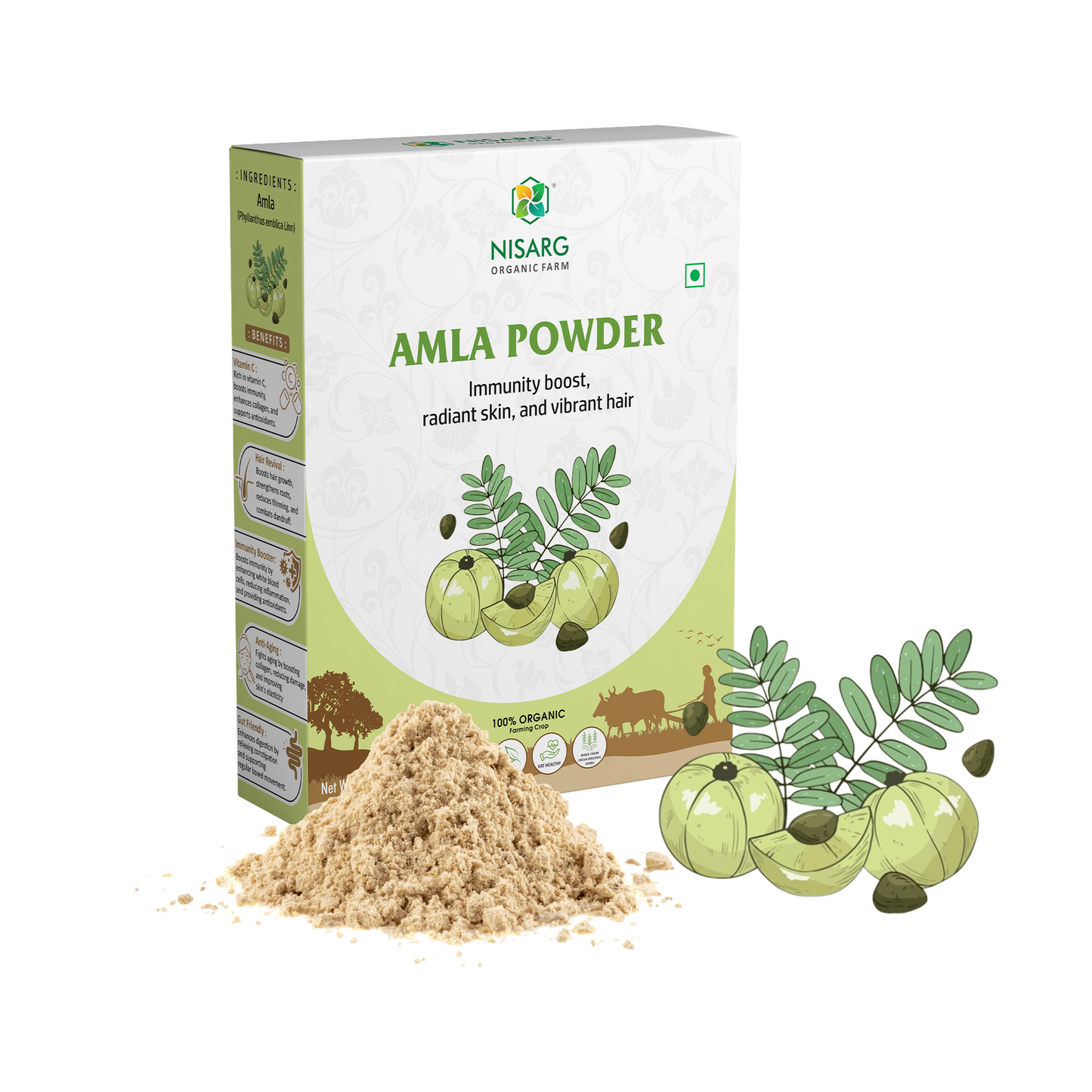 Nisarg Organic Farm Amla Powder