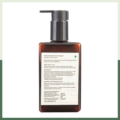 Naija Organics Amla & Mulethi Hair Cleanser / Shampoo (200 ML)