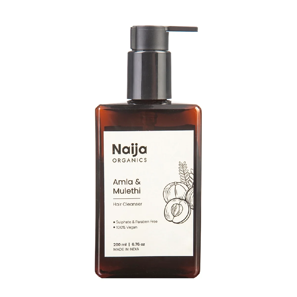 Naija Organics Amla & Mulethi Hair Cleanser / Shampoo (200 ML)