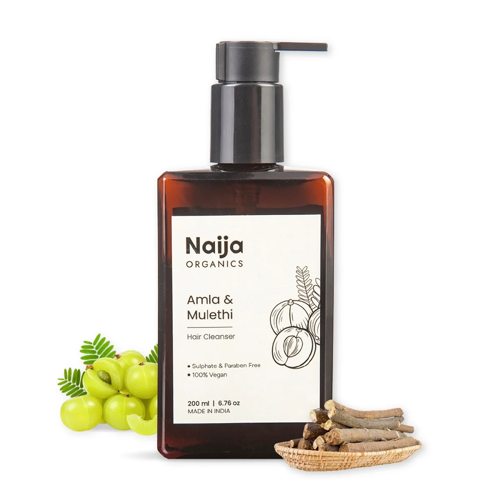 Naija Organics Amla & Mulethi Hair Cleanser / Shampoo (200 ML)