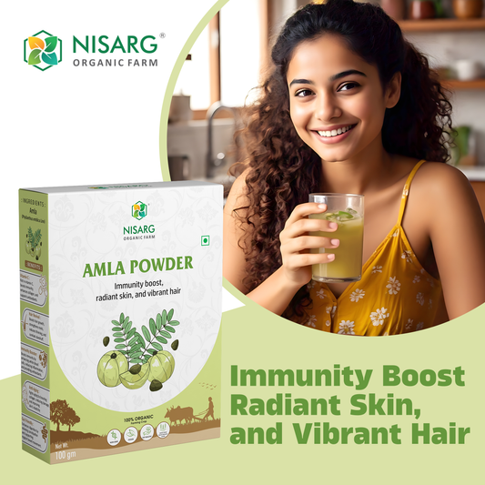 Nisarg Organic Farm Amla Powder