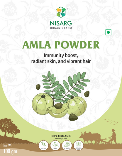 Nisarg Organic Farm Amla Powder