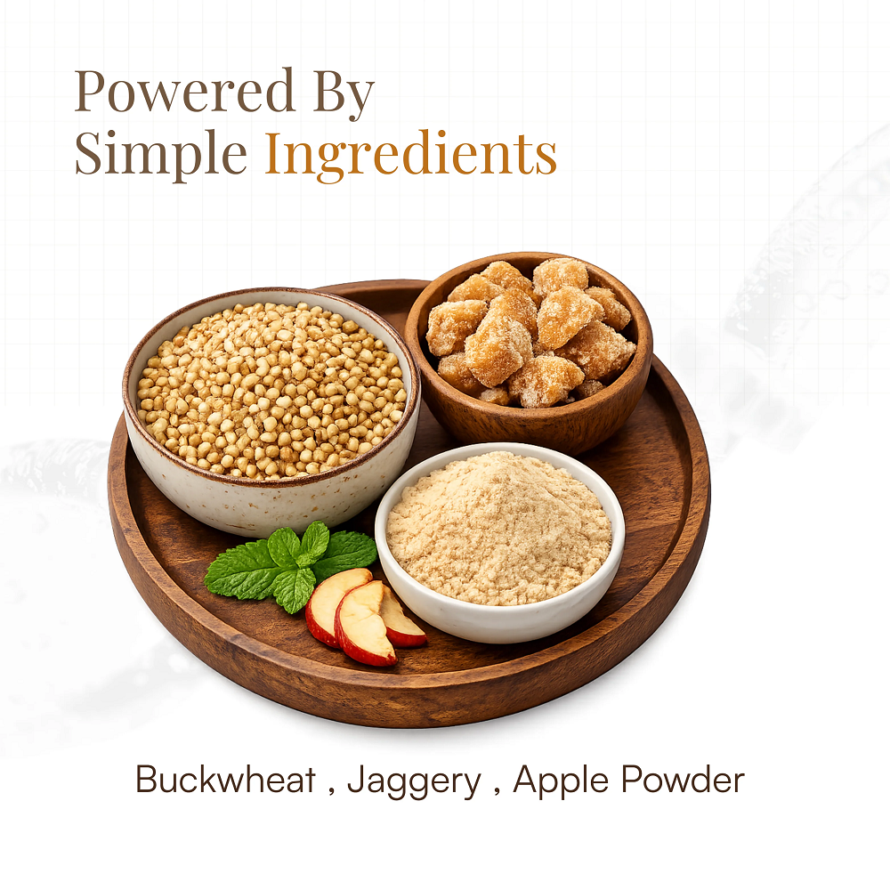 Junior's Nutrition Buckwheat Apple Pancake