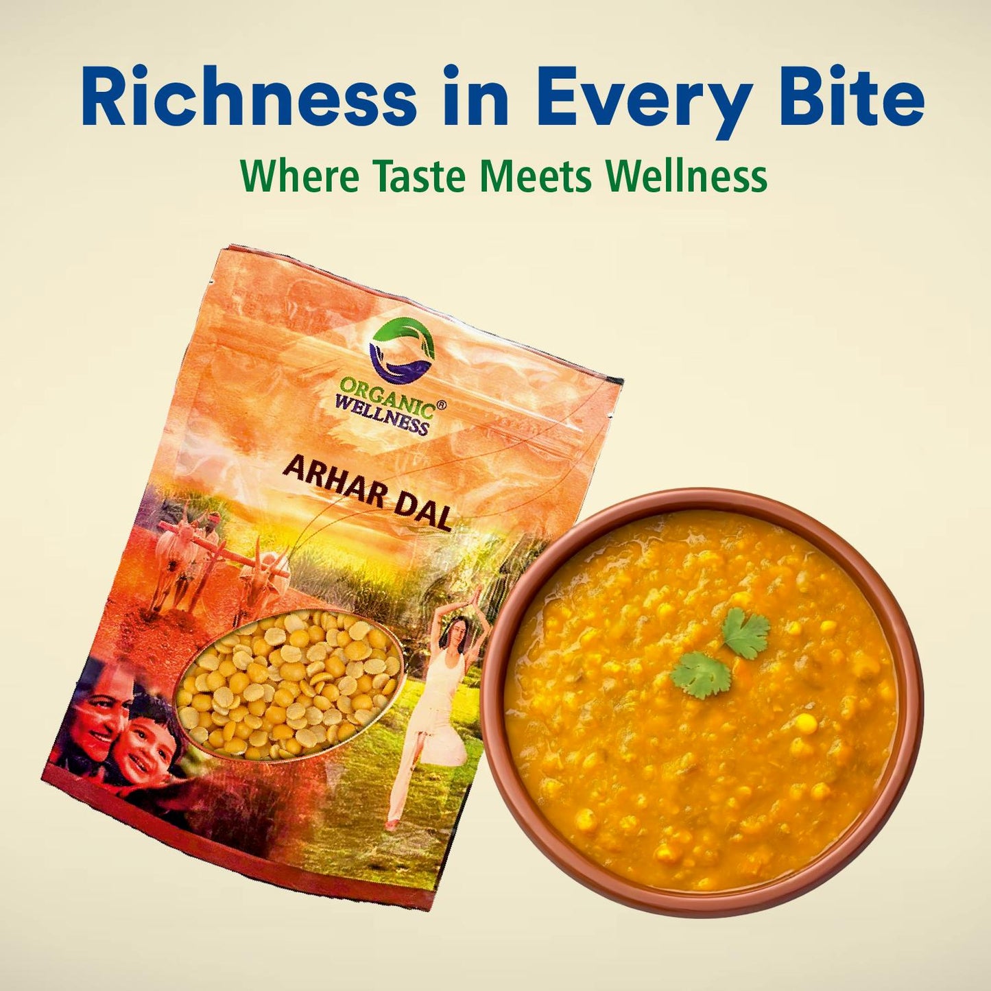 Organic Wellness Arhar Dal / Toor Dal