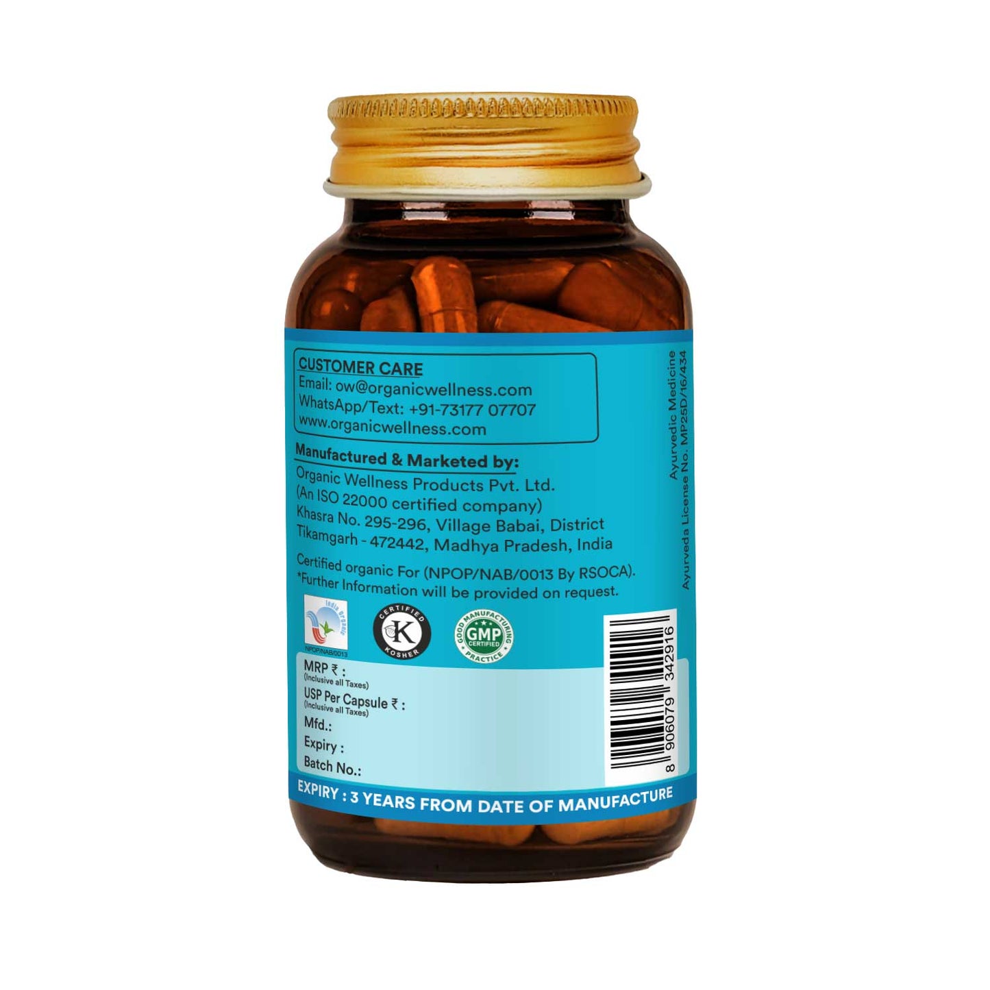Organic Wellness Arjuna 90 Capsules