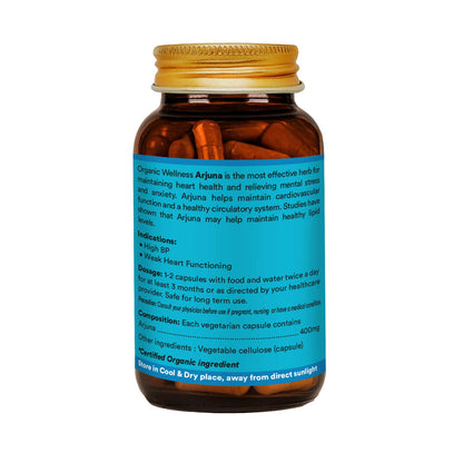 Organic Wellness Arjuna 90 Capsules