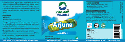 Organic Wellness Arjuna 90 Capsules