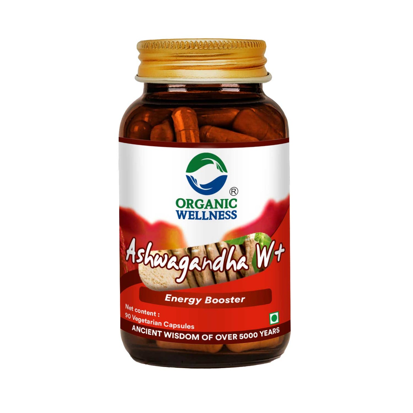 Organic Wellness Ashwagandha W+ 90 Capsules