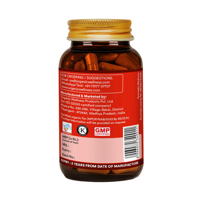 Organic Wellness Ashwagandha W+ 90 Capsules
