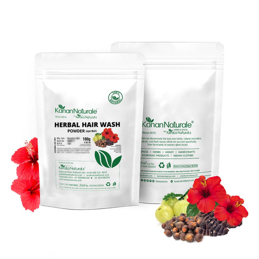 Kerala Naturals Ayur Thali - Herbal Hair Wash Powder