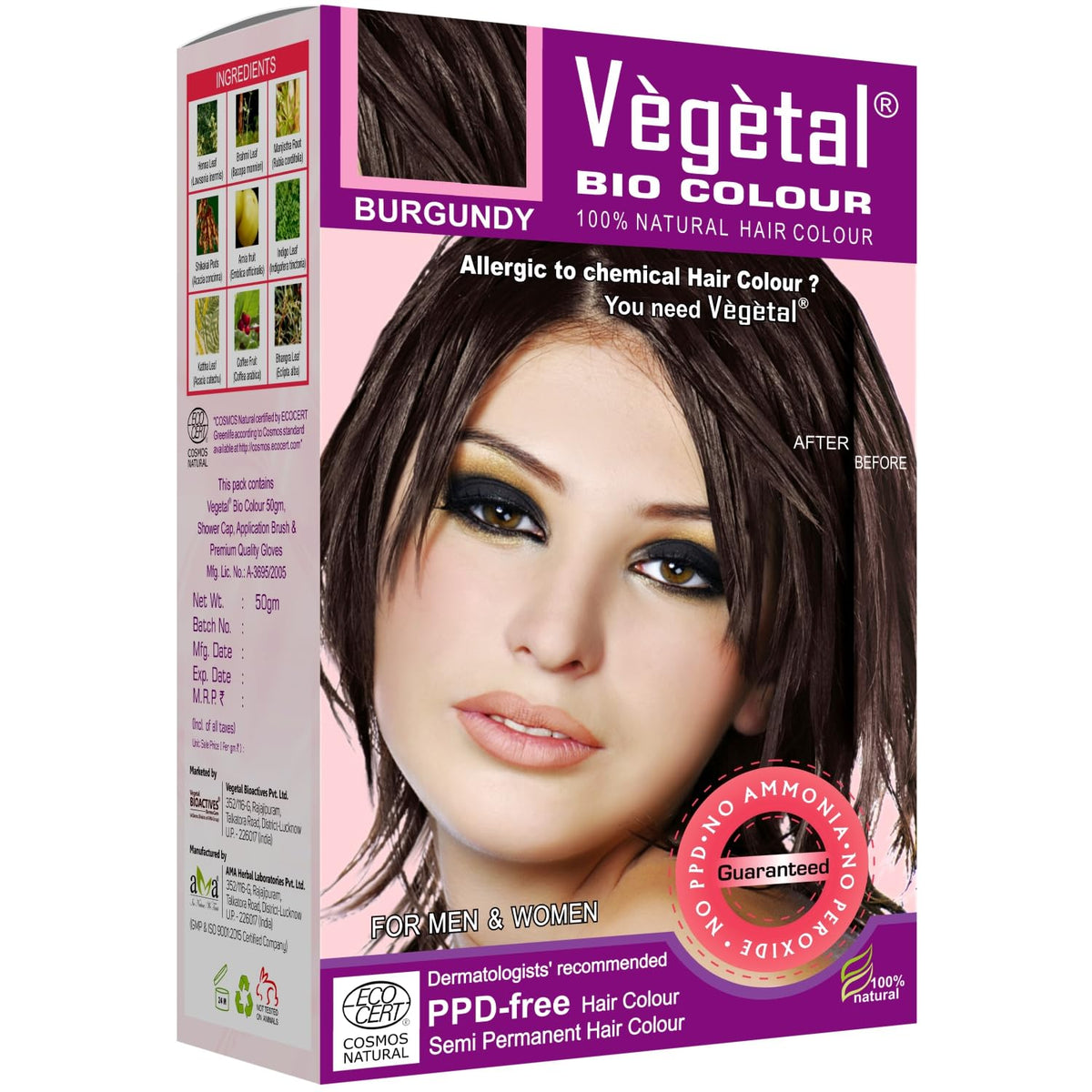Vegetal Bio Colour - Burgundy