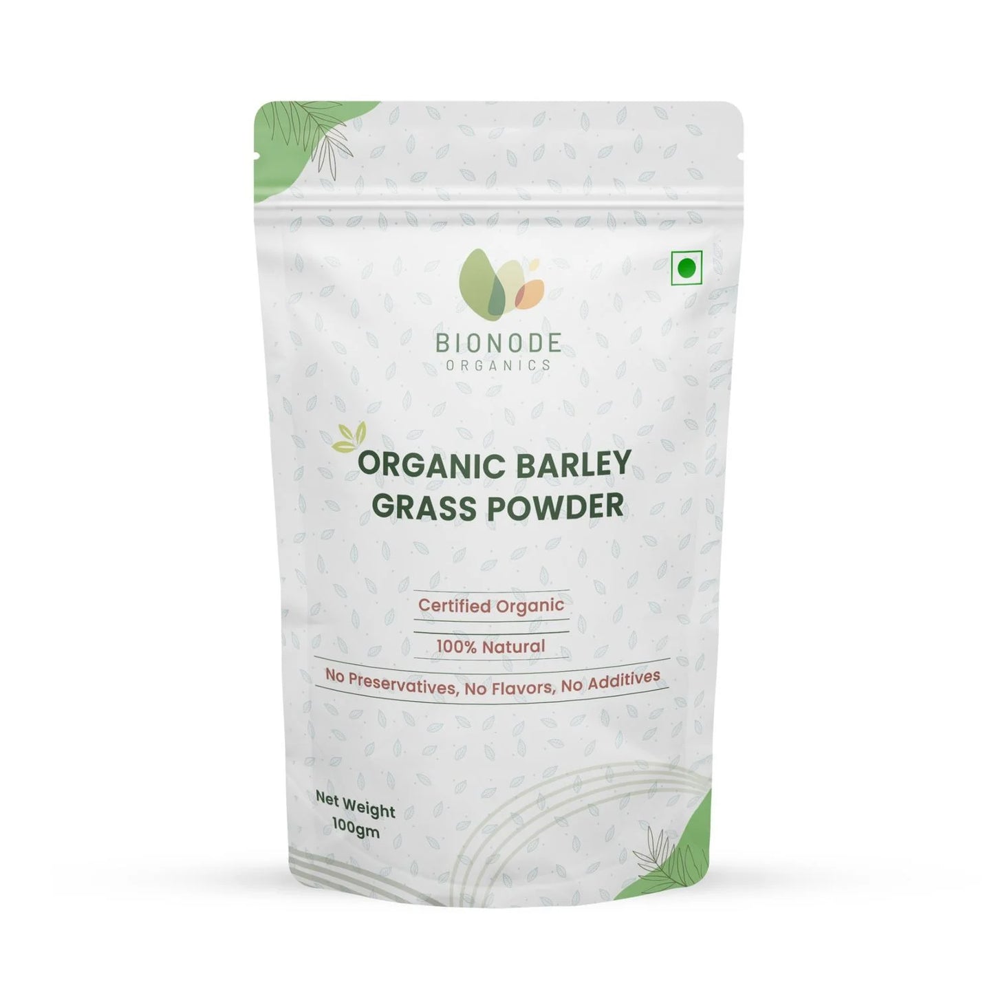 Bionode Organic Barley Grass Powder (100 GM)