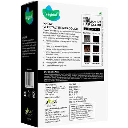 Vegetal Safe Color for Beard (25 GM)