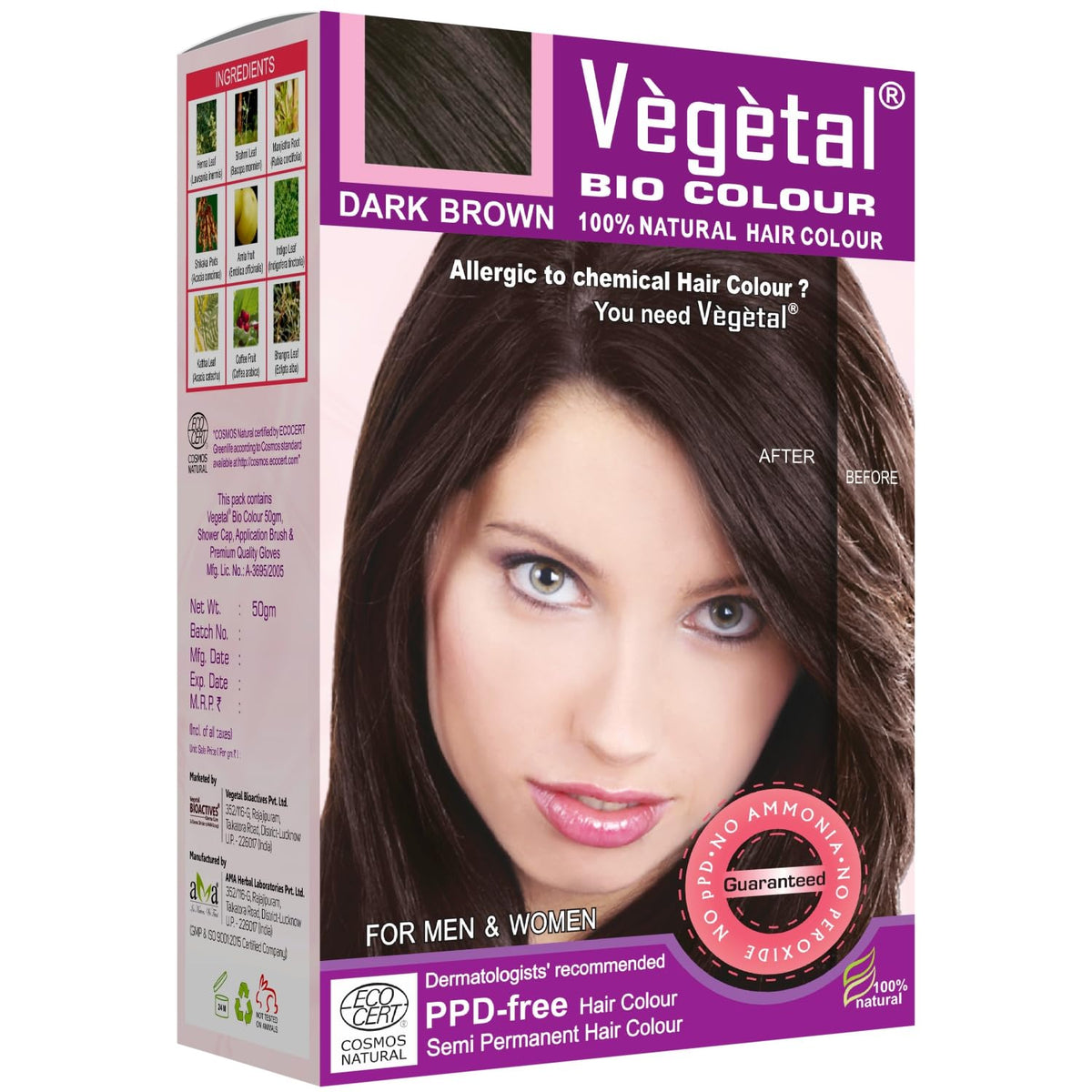Vegetal Bio Colour - Dark Brown