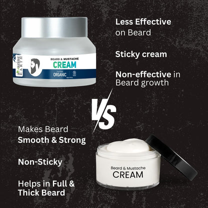 Amazing Earth Organic Beard & Mustache Cream (50 GM)