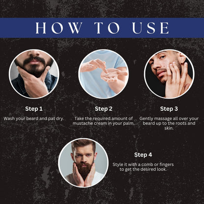 Amazing Earth Organic Beard & Mustache Cream (50 GM)