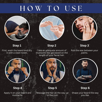 Amazing Earth Beard & Mustache Holding Wax Gel (50 GM)