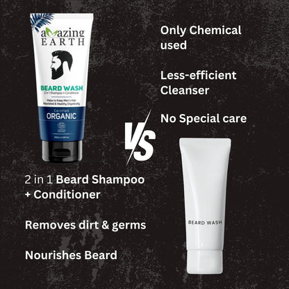 Amazing Earth Organic Beard Wash (100 ML)