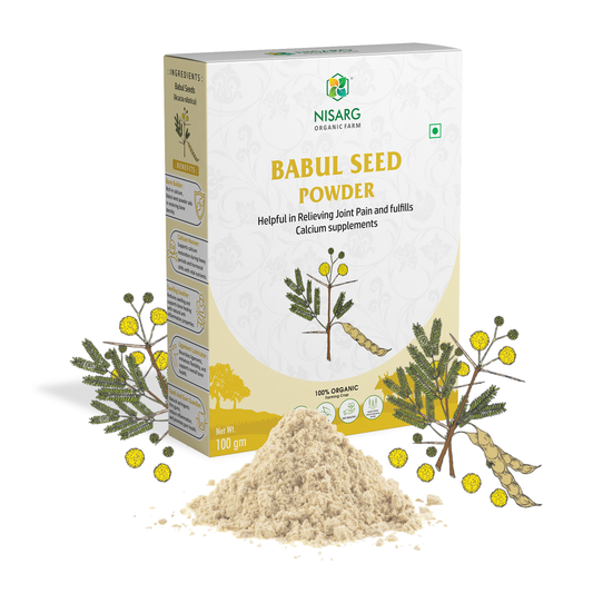 Nisarg Organic Farm Babul Seeds Powder (100 GM) (PACK OF 2)
