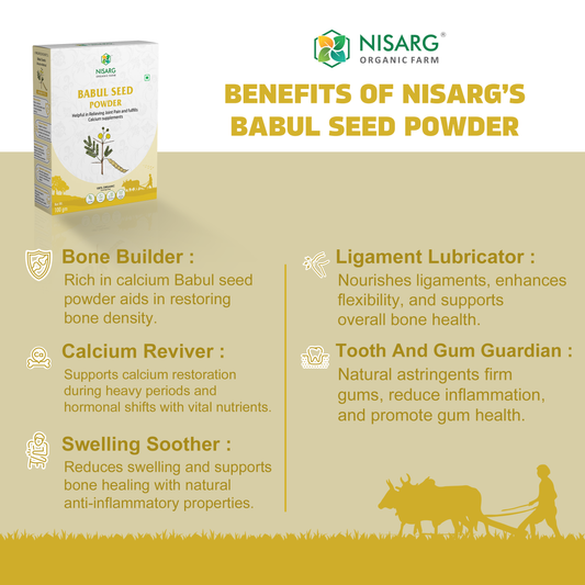 Nisarg Organic Farm Babul Seeds Powder