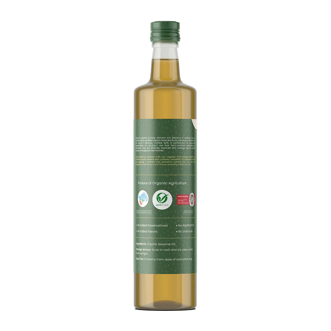 Bionode Organic Cold Pressed Sesame Oil