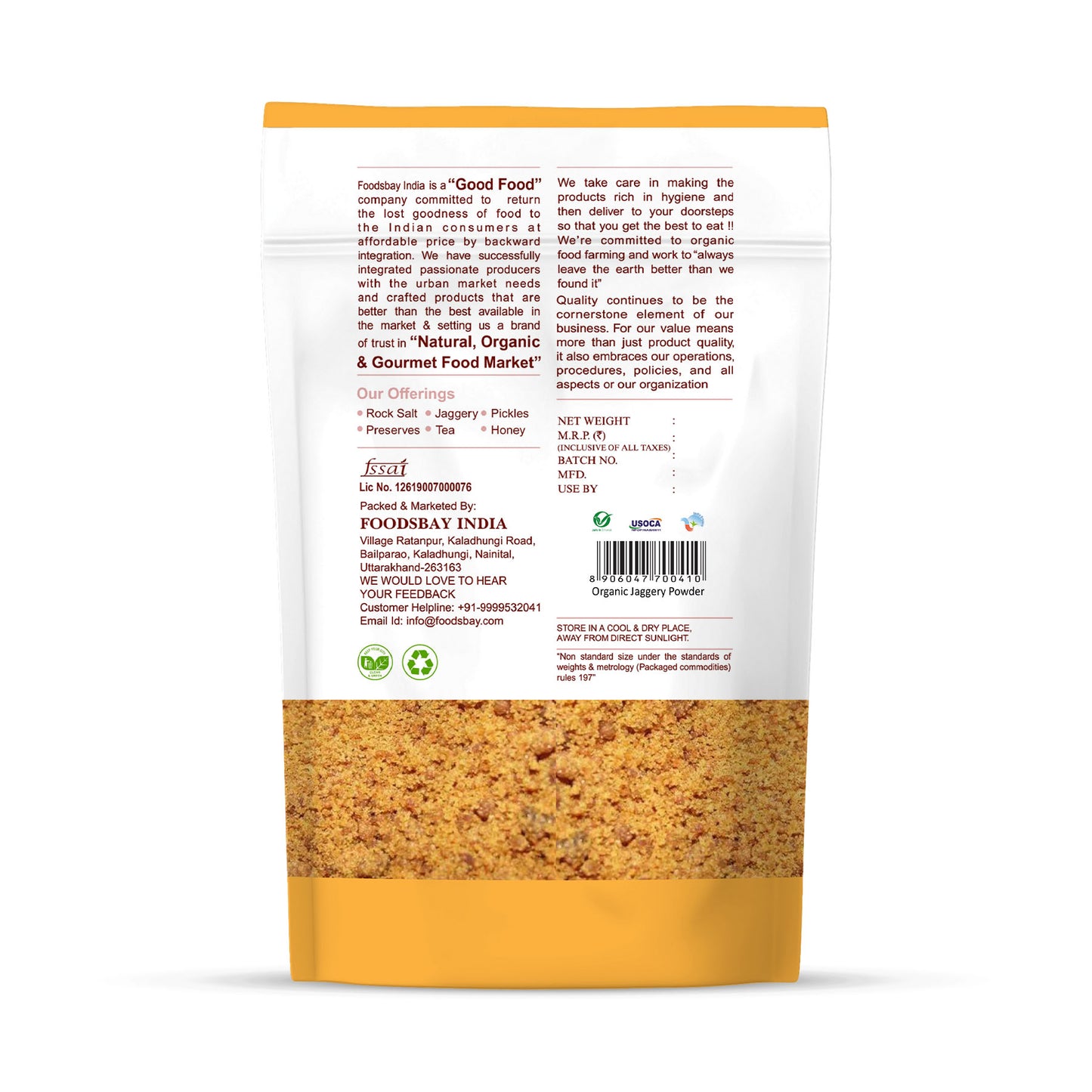 Organic Nation Jaggery Powder
