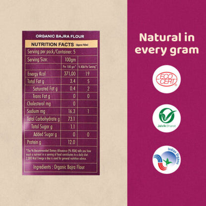 True Story Organics Bajra Flour