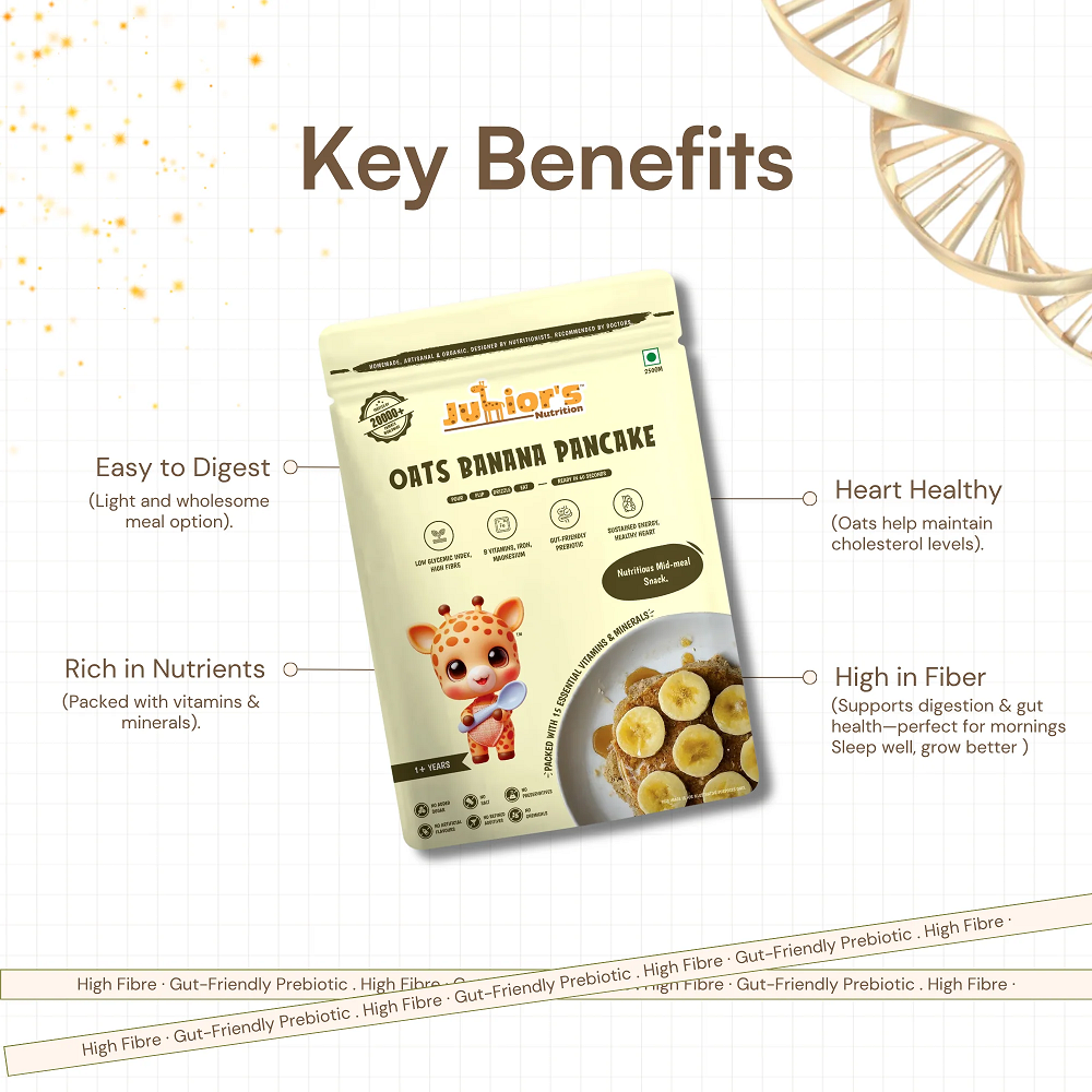 Junior's Nutrition Oats Banana Pancake