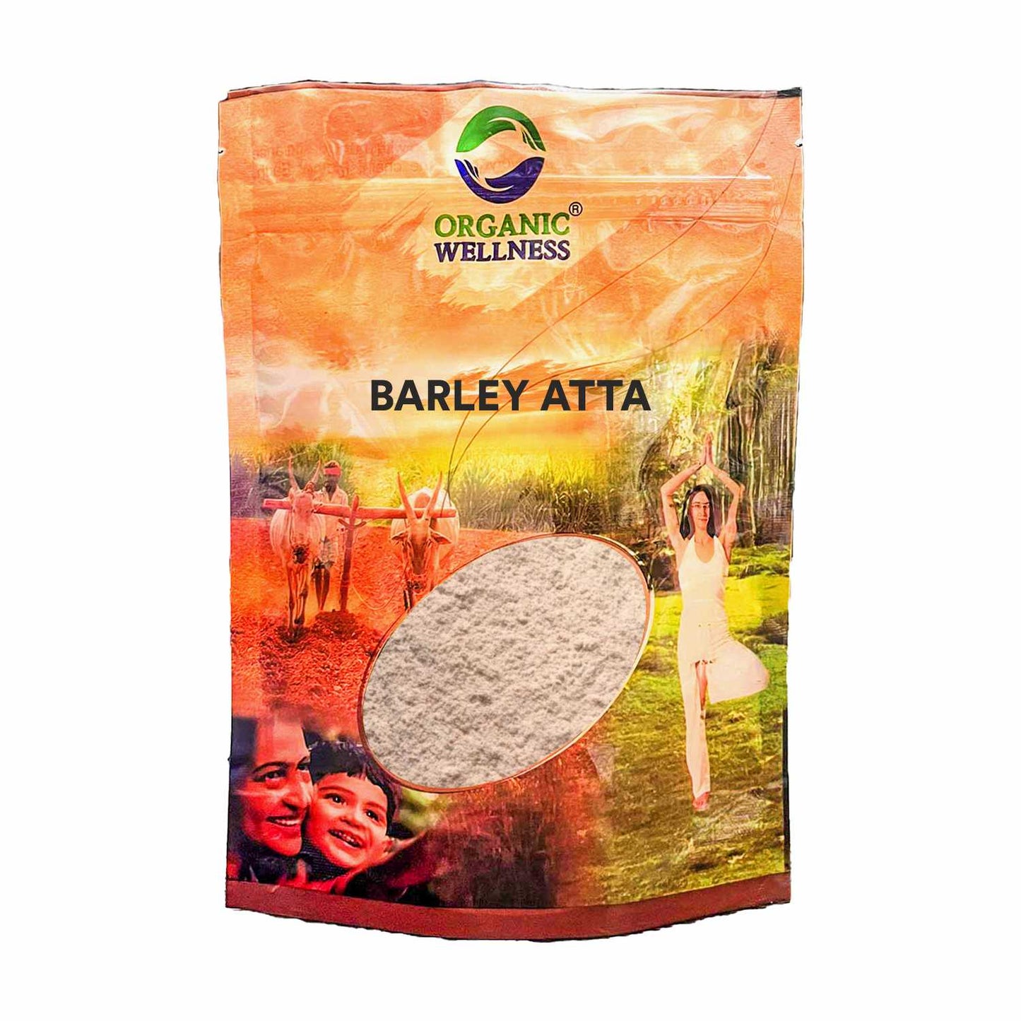 Organic Wellness Barley Atta (450 GM)