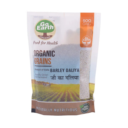 GoEarth Organic Barley Daliya 500 GM