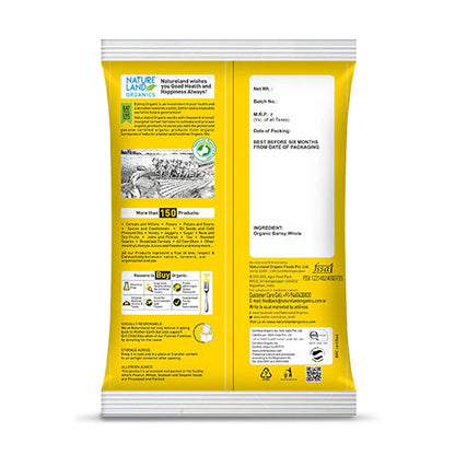 Natureland Organics Barley Flour 500 GM
