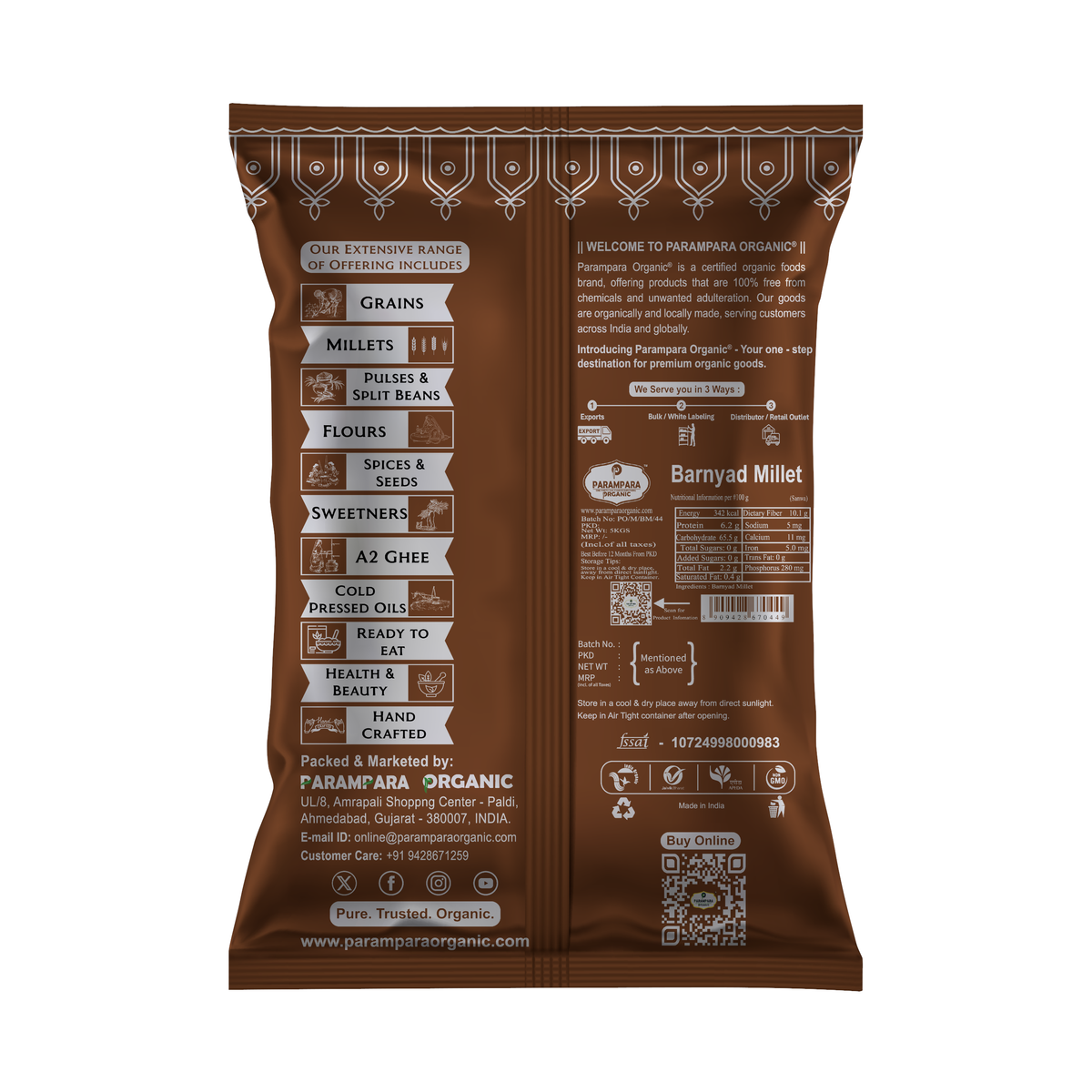 Parampara Organic Barnyard Millet