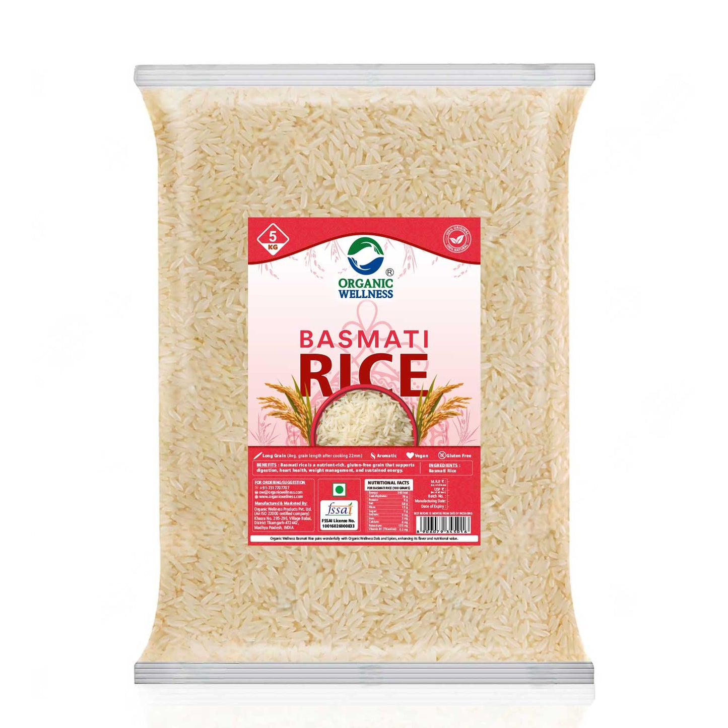 Organic Wellness Basmati Rice