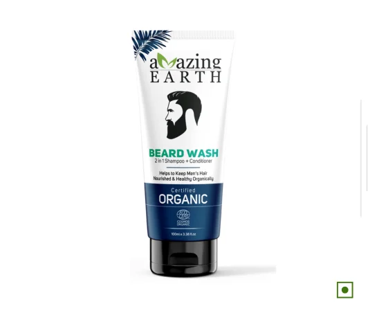 Amazing Earth Organic Beard Wash (100 ML)