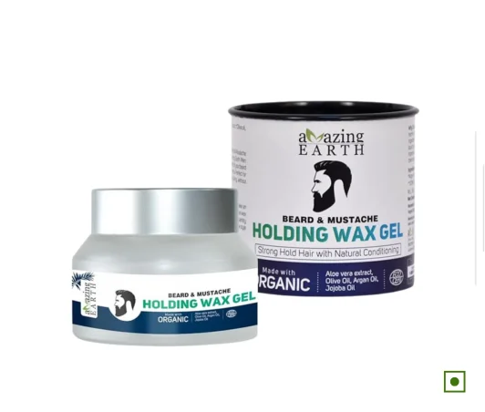 Amazing Earth Beard & Mustache Holding Wax Gel (50 GM)