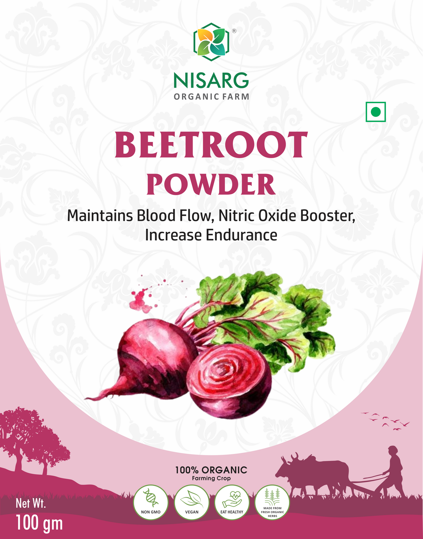 Nisarg Organic Farm Beet Root Powder