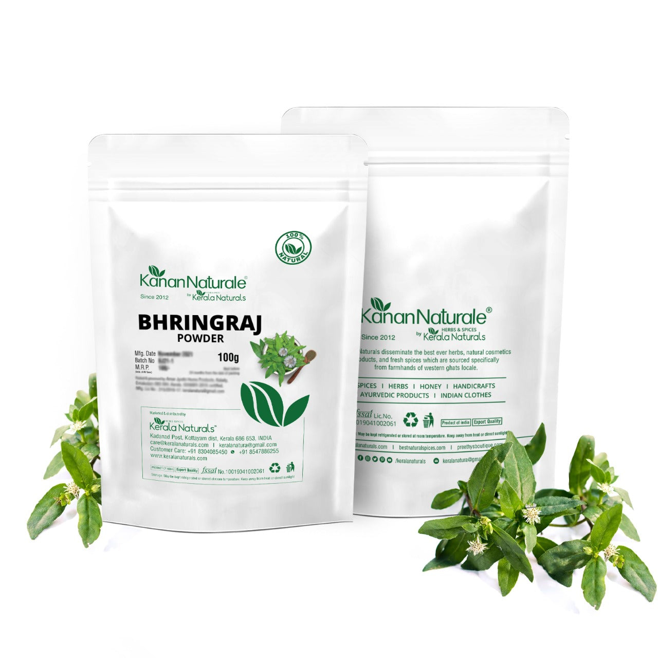Kerala Naturals Bhringraj Powder (100 GM)