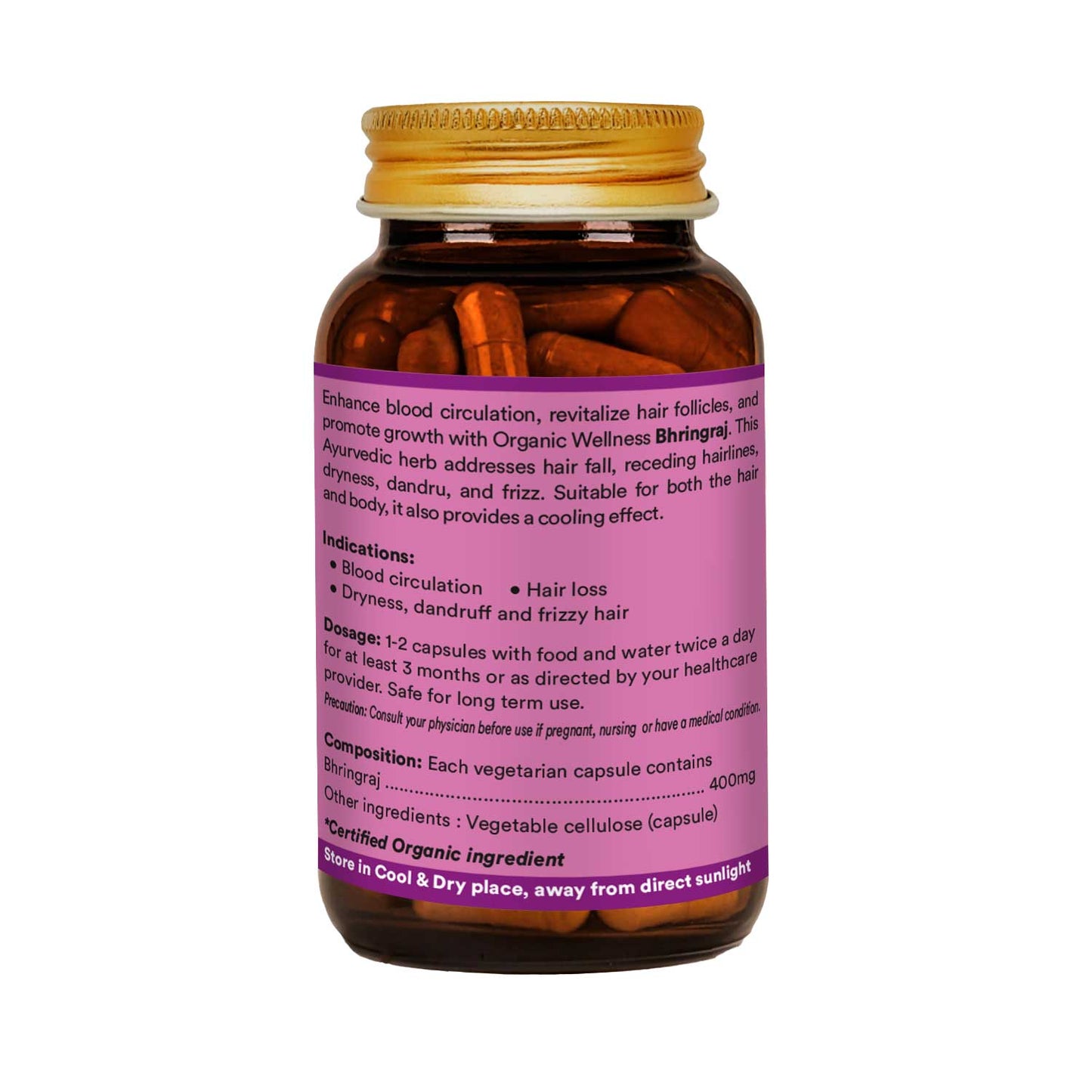 Organic Wellness Bhringraj 90 Capsules
