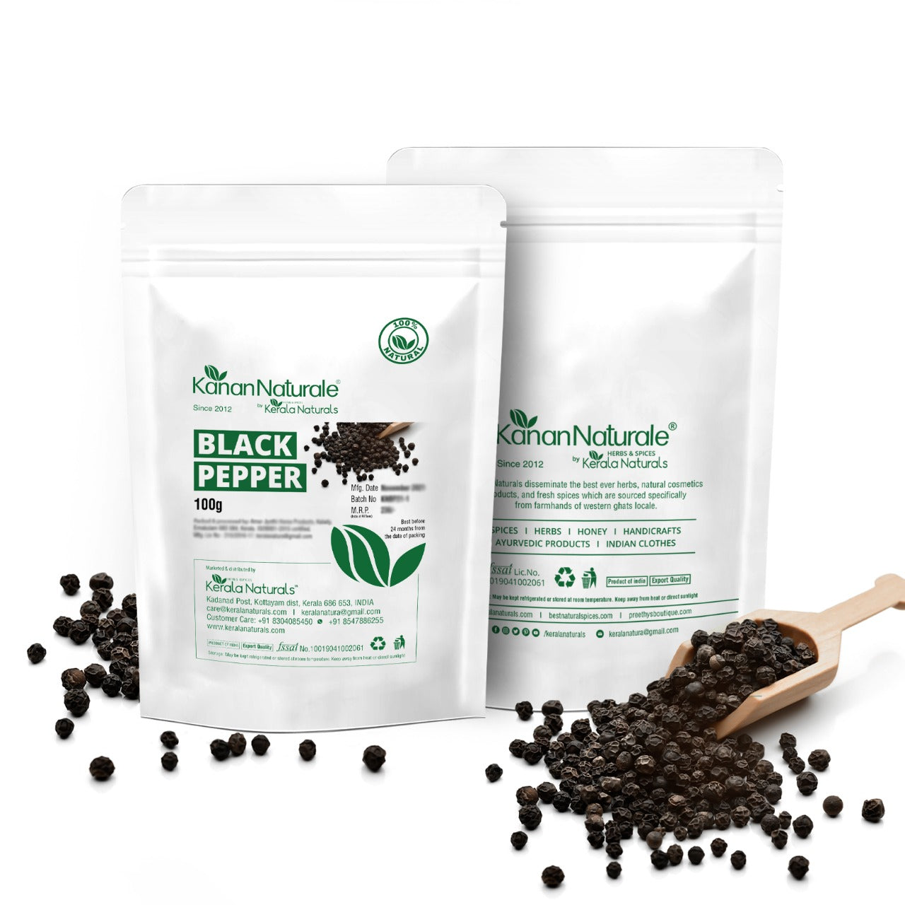 Kerala Naturals Black Pepper