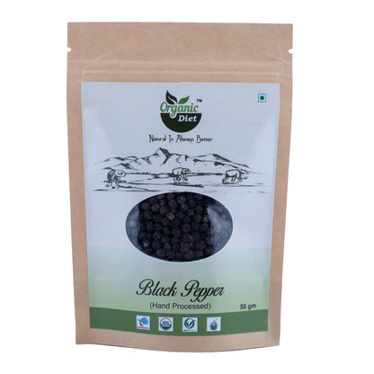 Organic Diet Black Pepper (Kali Mirch)