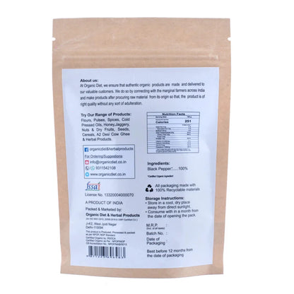 Organic Diet Black Pepper (Kali Mirch)
