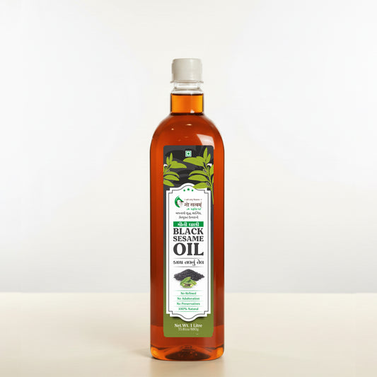 Gosatvam Prakrutik Mart Black Sesame Oil 1 Liter