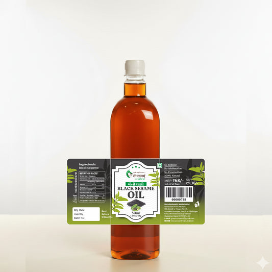 Gosatvam Prakrutik Mart Black Sesame Oil 50 ML