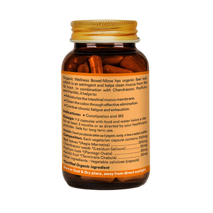 Organic Wellness Bowel Move 90 Capsules