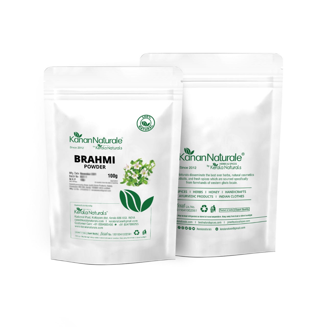 Kerala Naturals Brahmi Powder (100 GM)