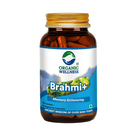Organic Wellness Brahmi + 90 Capsules