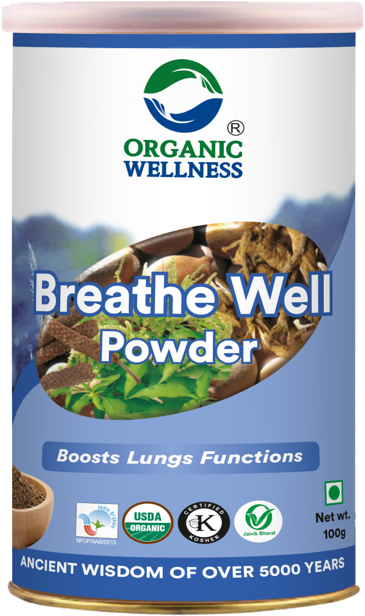 Organic Wellness Breathe Well Powder (100 GM)